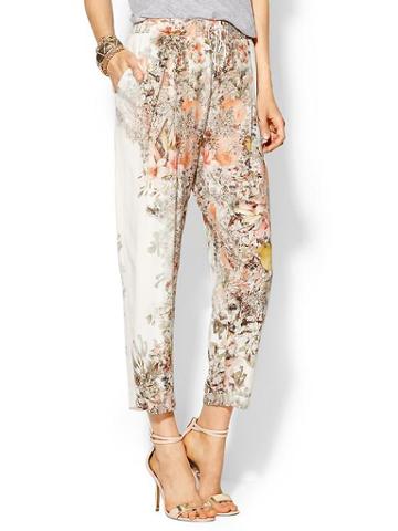 Haute Hippie Silk Floral Pant