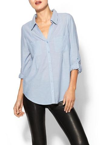 Joie Cartel Top - Chambray Blue
