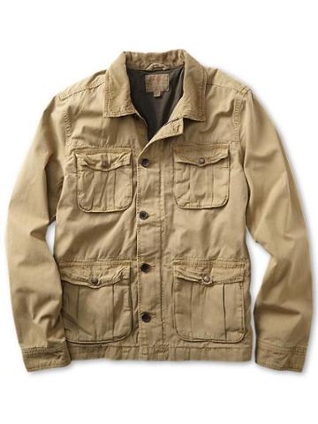 Lucky Brand Shadow Ridge Safari Jacket - Earth Brown