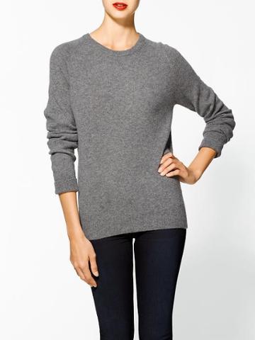 Equipment Sloane Crew Cashmere Sweater - Heather Grey