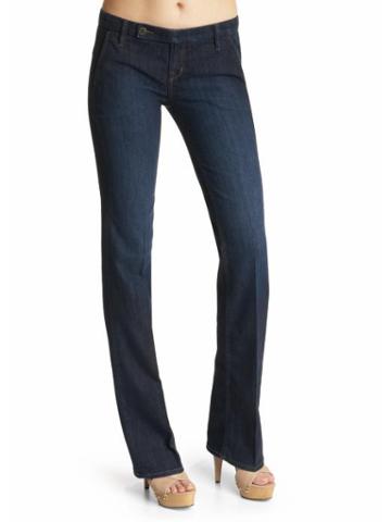 Raven Denim Mackie Slim Trouser Dark Bootcut Jeans