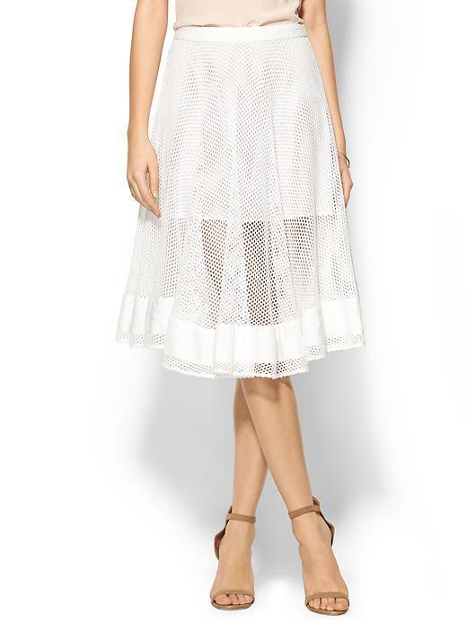 Rebecca Minkoff Womens Pippa Skirt Size 0 - White