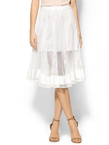 Rebecca Minkoff Womens Pippa Skirt Size 0 - White