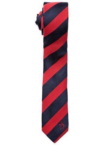 Original Penguin Lafayette Stripe Tie - Red