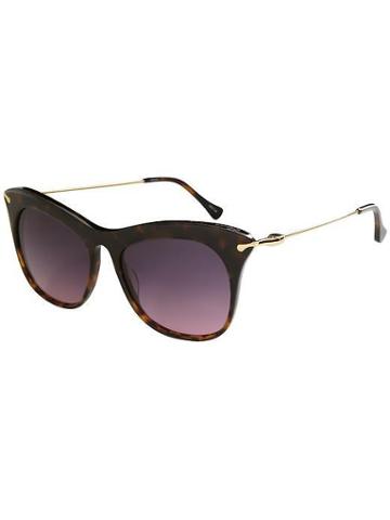 Elizabeth &amp; James Fairfax Oversized Cat Eye Sunglasses  - Tortoise