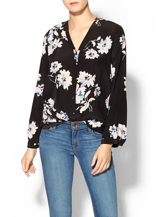 Joie Michi Silk Top - Caviar
