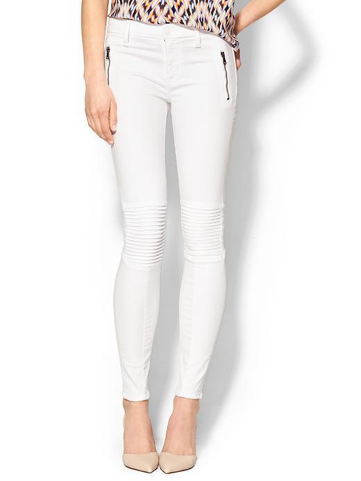 Hudson Jeans Stark Moto Jean - White