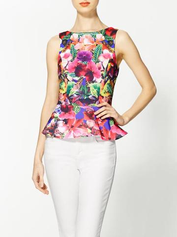 Eight Sixty Kona Peplum Top