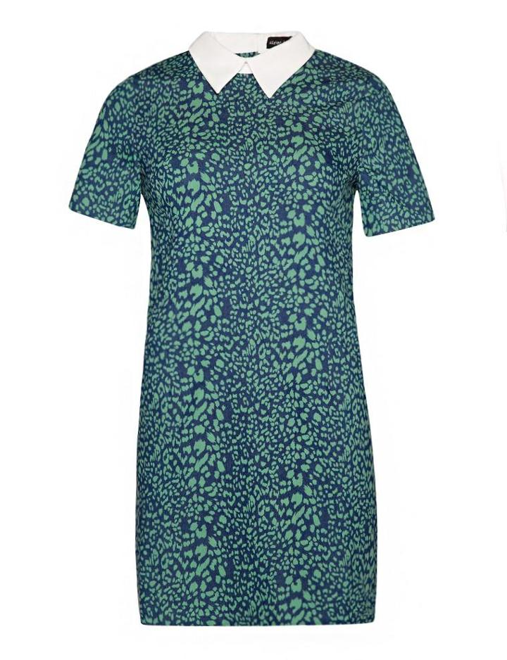 Pixie Market Fierce Denim Peter Pan Collar Dress
