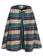 Pixie Market Green Plaid Cape