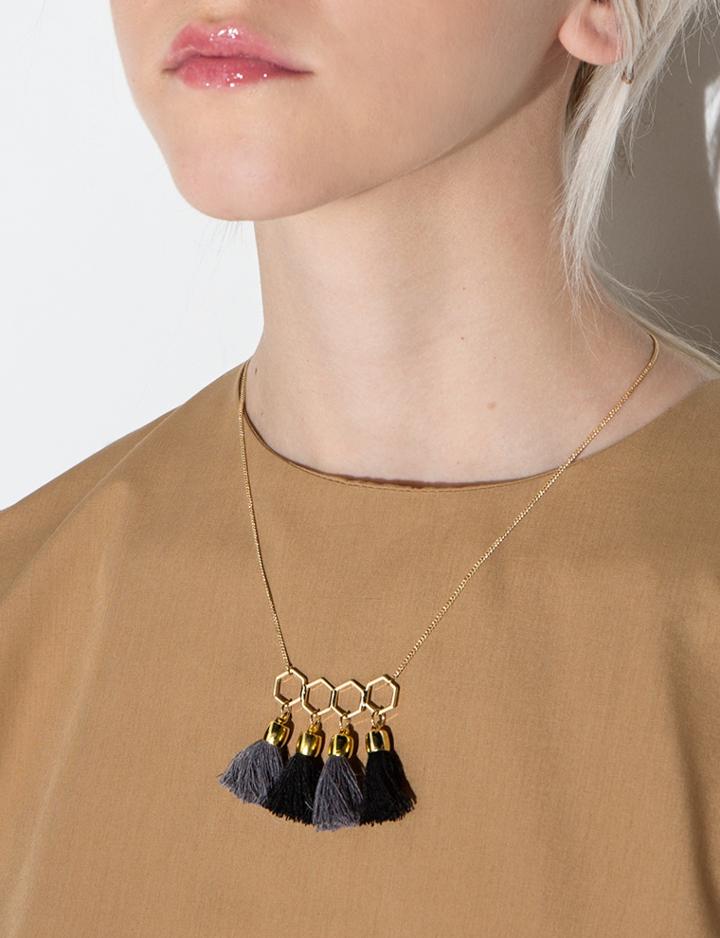 Pixie Market Ring Tassel Necklace