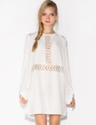 Pixie Market Shakuhachi Harlow Lace Balloon Sleeve Dress