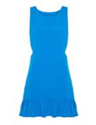 Pixie Market Blue Me Away Peplum Cutout Dress