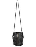 Pixie Market Black Crossbody Bucket Bag