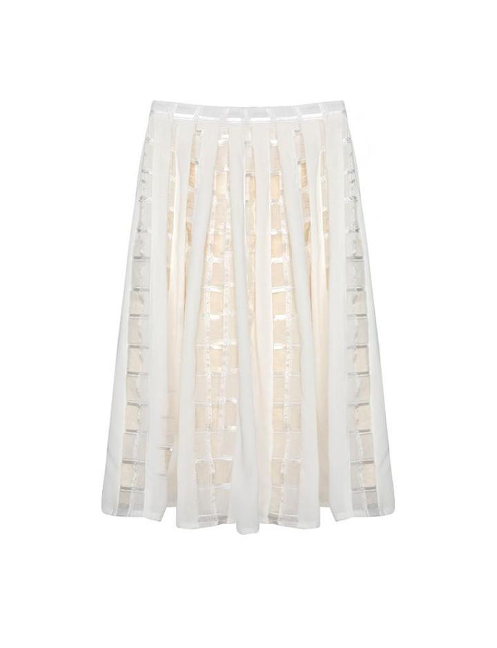 Pixie Market Be Mine Organza Midi Skirt