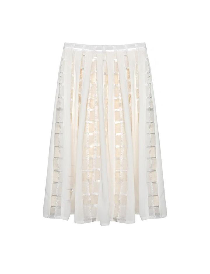 Pixie Market Be Mine Organza Midi Skirt