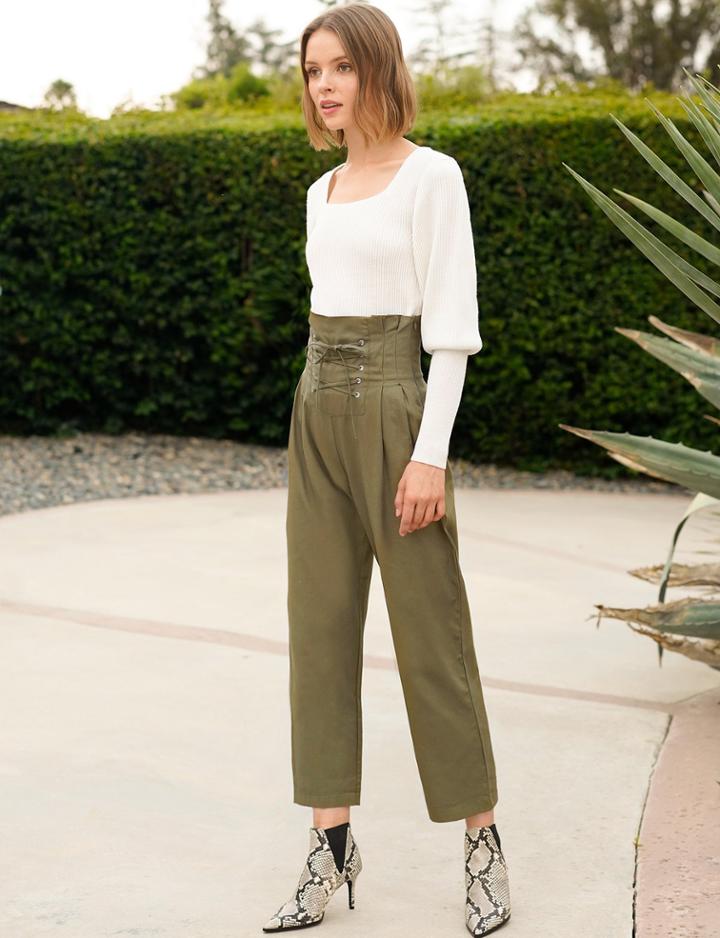 Pixie Market Riley Olive Cargo Pants