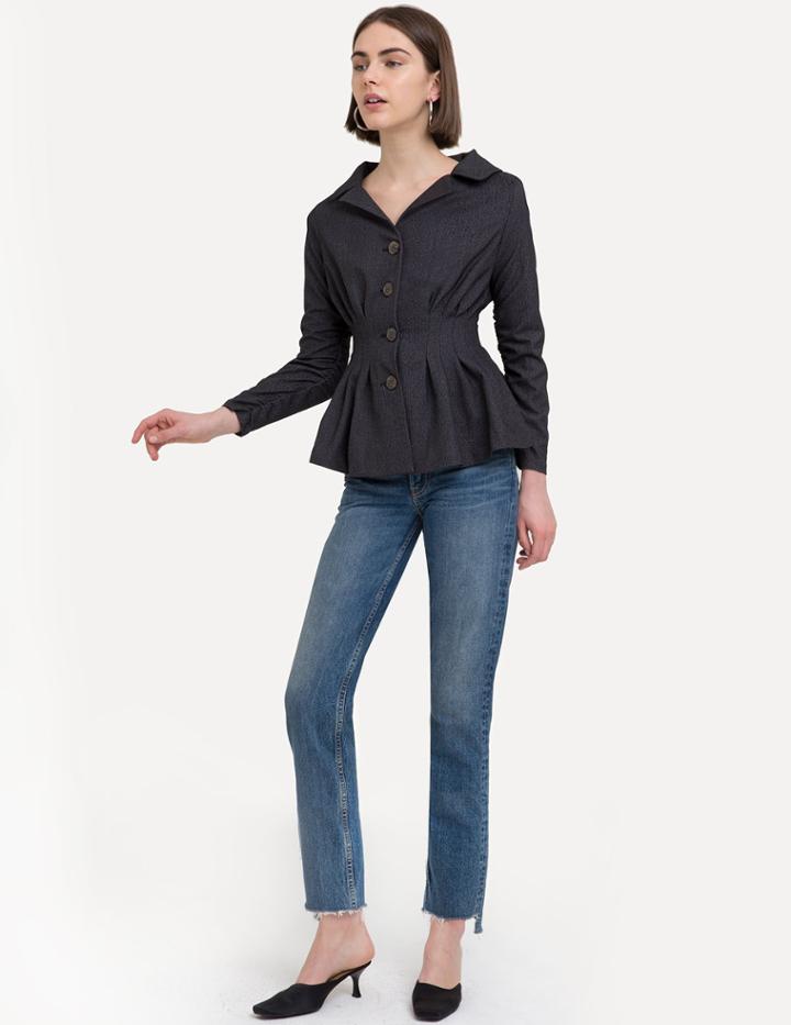 Pixie Market Bianca Cinched Waist Blazer