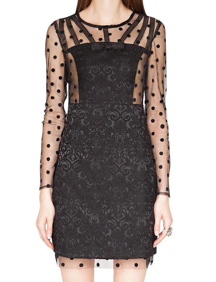 Pixie Market 50 Shades Of Black Dress