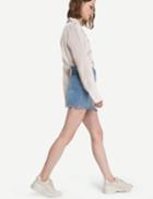 Pixie Market Carrie Denim Asymmetric Skirt -15% Off