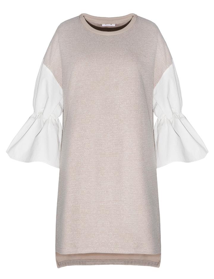 Pixie Market Trumpet Sleeve Sweater Dress