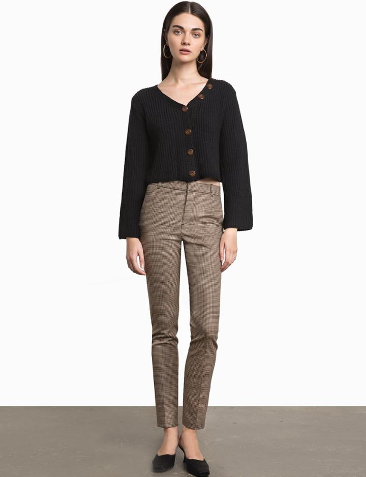 Pixie Market Marcel Asymmetric Button Cardigan