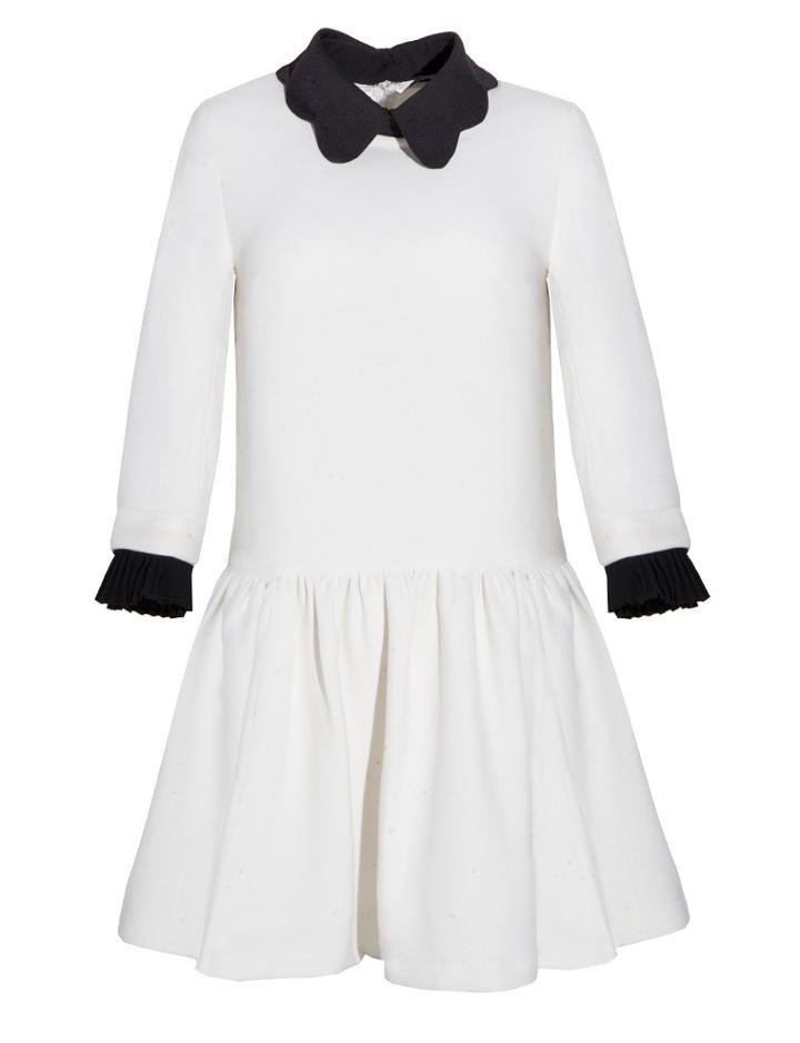 Pixie Market Dahlia Drop Waist Dress With Removable Collar
