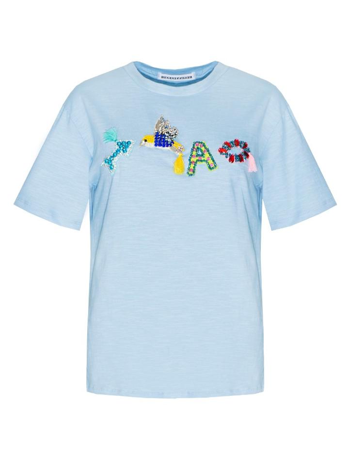 Pixie Market Sequined Tassel Tee