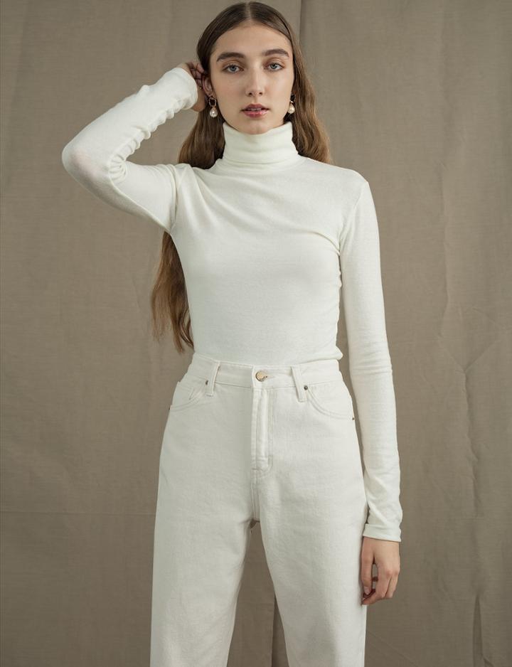 Pixie Market Ivory High Waist Jeans