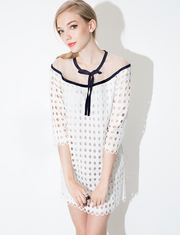 Pixie Market Matilda Eyelet Dress