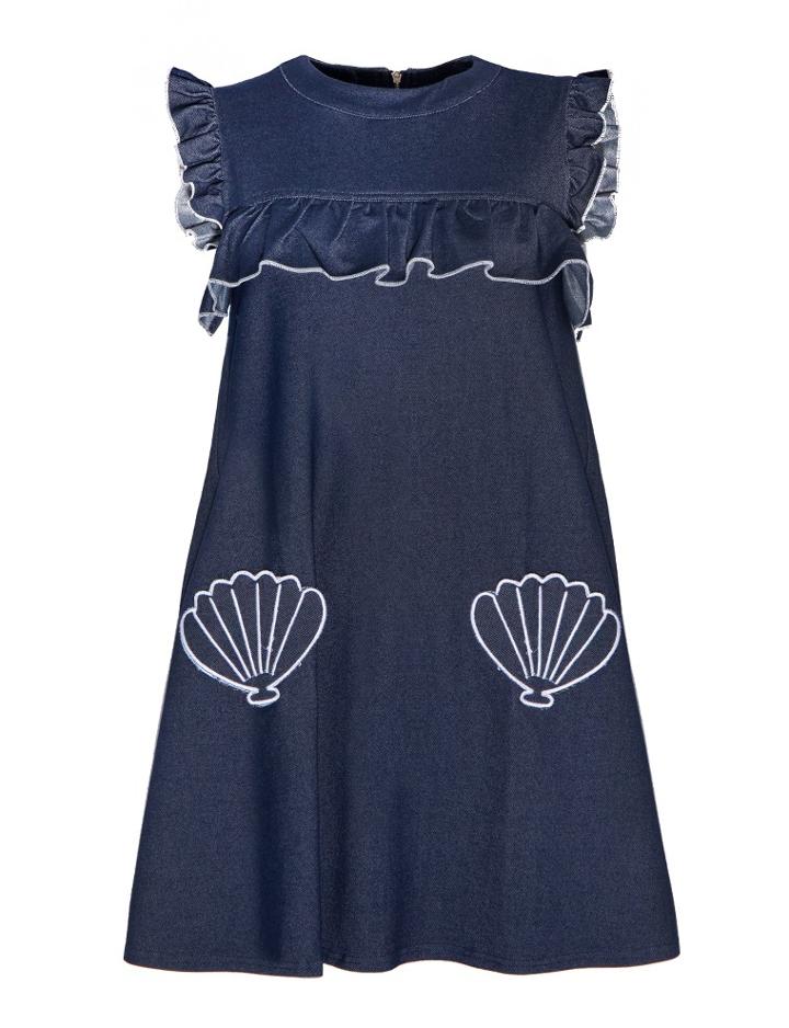 Pixie Market Seashell Pocket Babydoll Dress