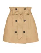 Pixie Market Tan Trench Belted Skirt