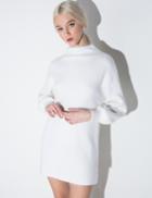 Pixie Market Ivory Sweater Dress