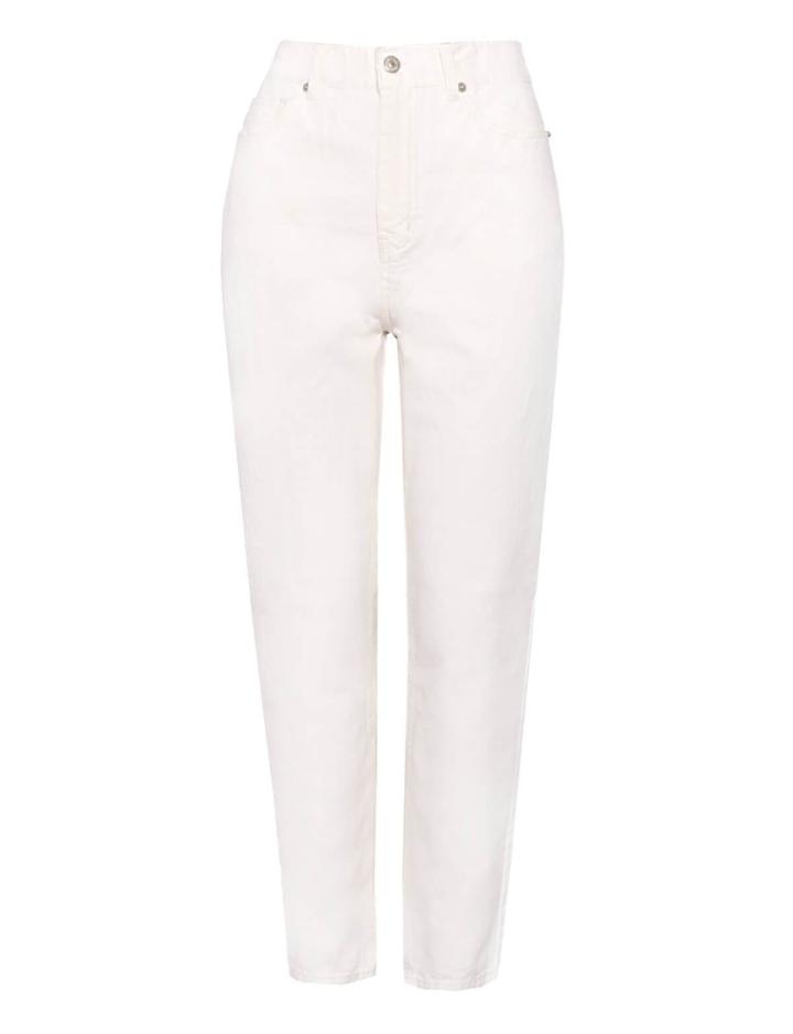 Pixie Market Off-white High Waist Jeans