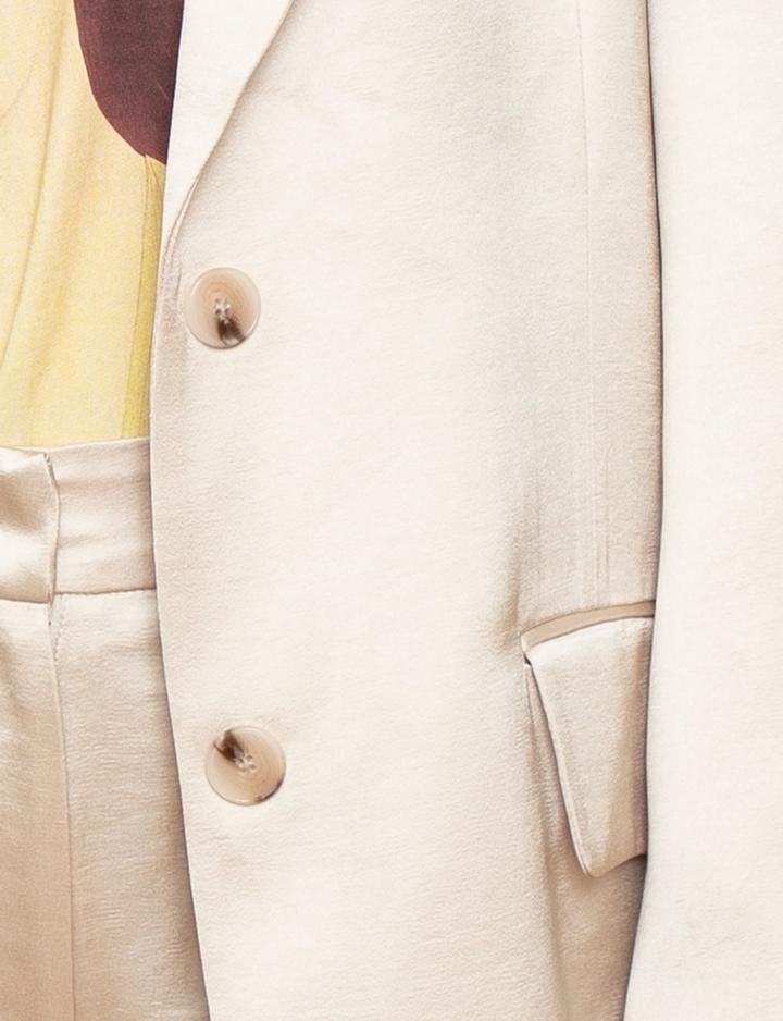 Pixie Market Silky Beige Blazer- Preorder