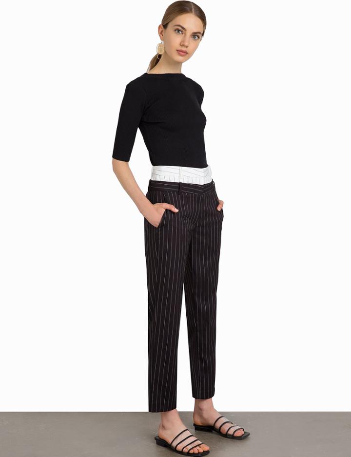 Pixie Market Hewes Double Waist Pants