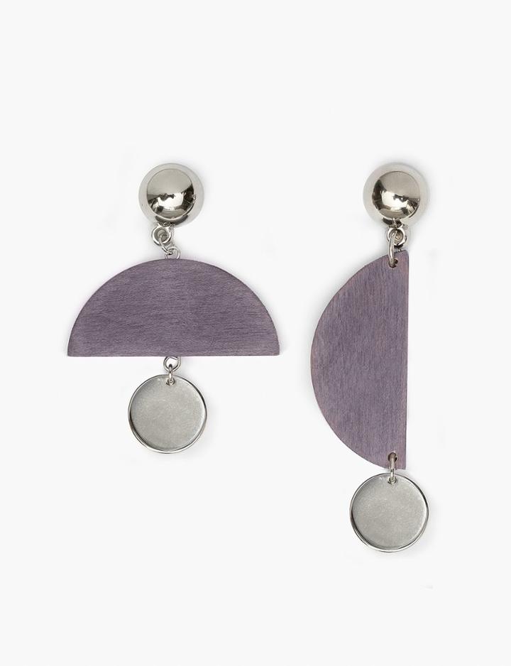 Pixie Market Purple Mobile Chandelier Earrings