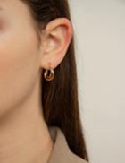 Pixie Market Double Gold Mini Earrings