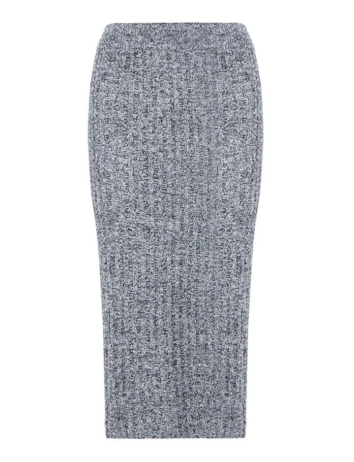 Pixie Market J.o.a Grey Knit Sweater Midi Skirt