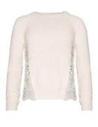 Pixie Market Claire Ivory Lace Sweater