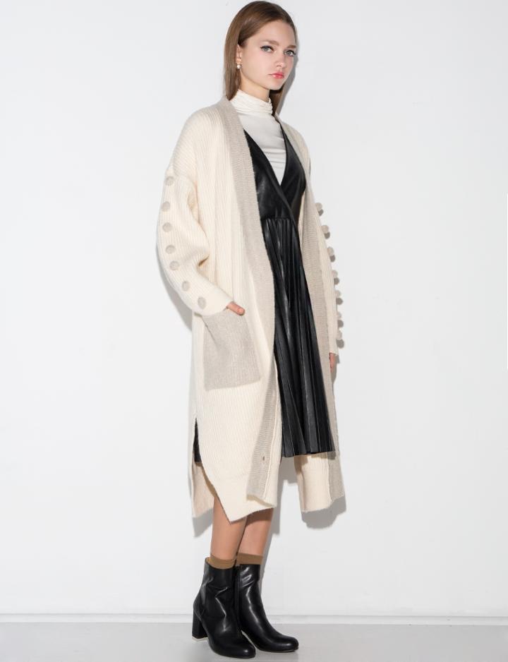 Pixie Market Pom Pom Oversize Cardigan