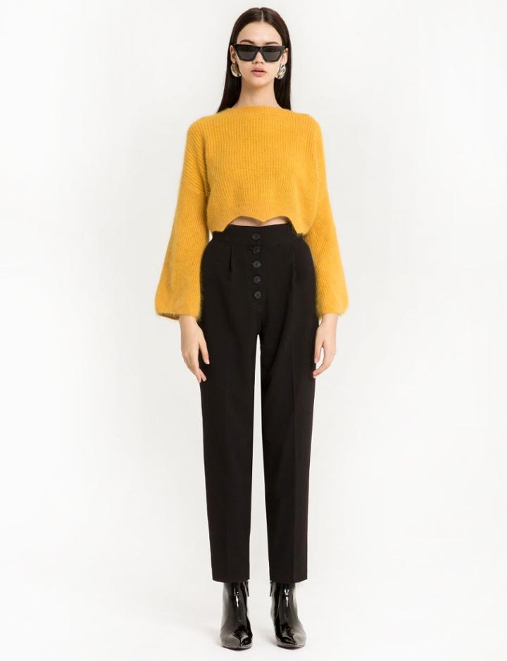 Pixie Market Hayden High Waisted Button Pants