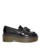 Pixie Market Black Tassel Platform Loafers