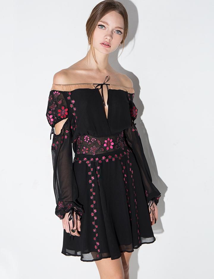 Pixie Market For Love And Lemons Niccola Mini Dress