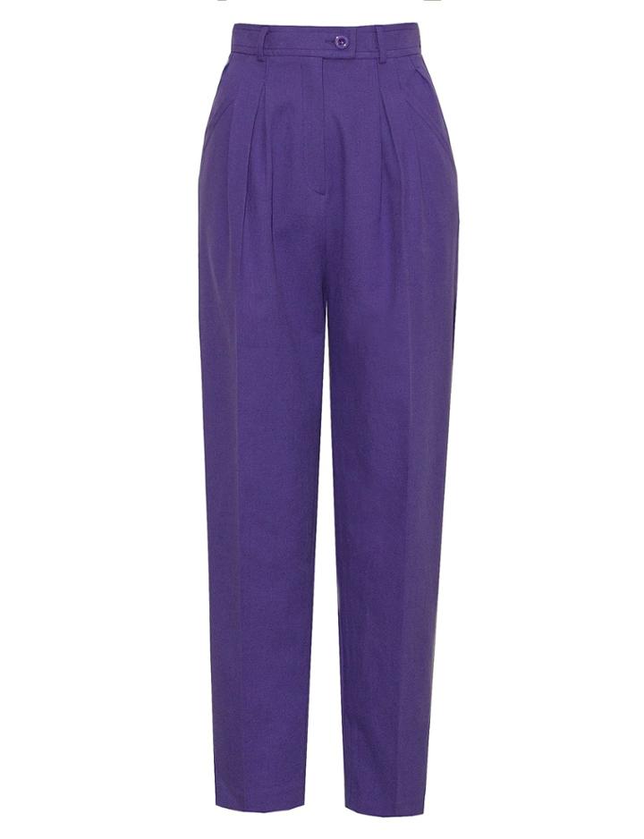 Pixie Market Purple High Waist Pants
