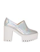 Pixie Market Holographic Platform Shoes