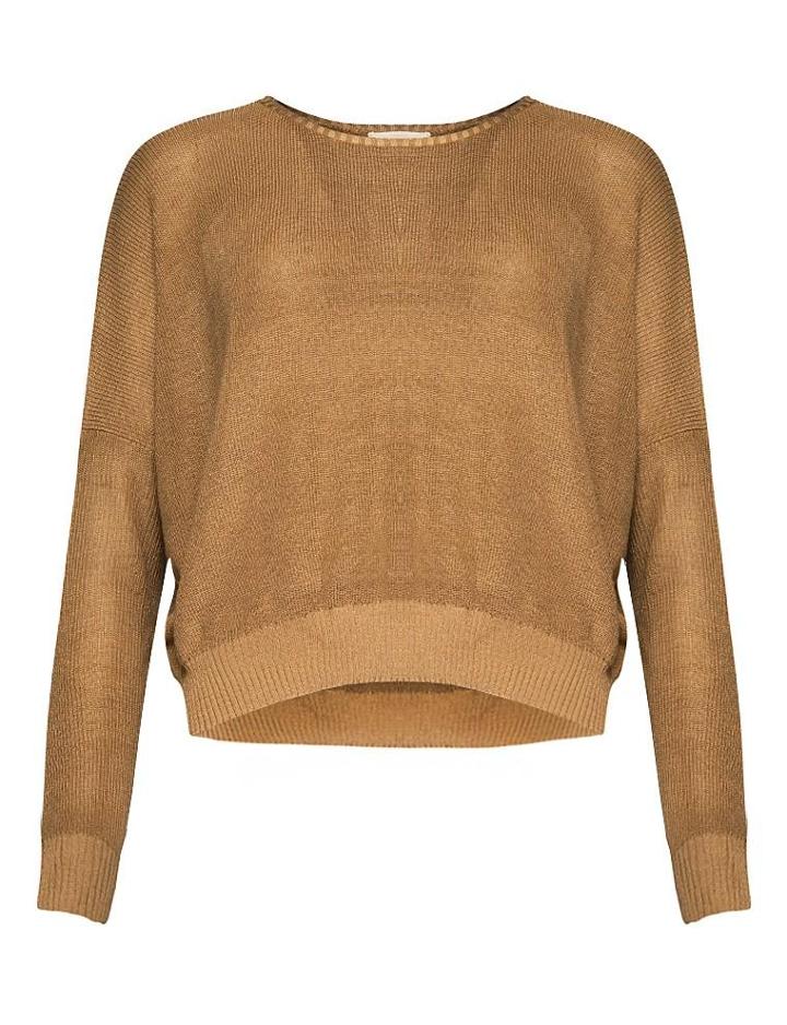 Pixie Market Rumi Khaki Knit Sweater