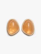 Pixie Market Amber Disc Earrings