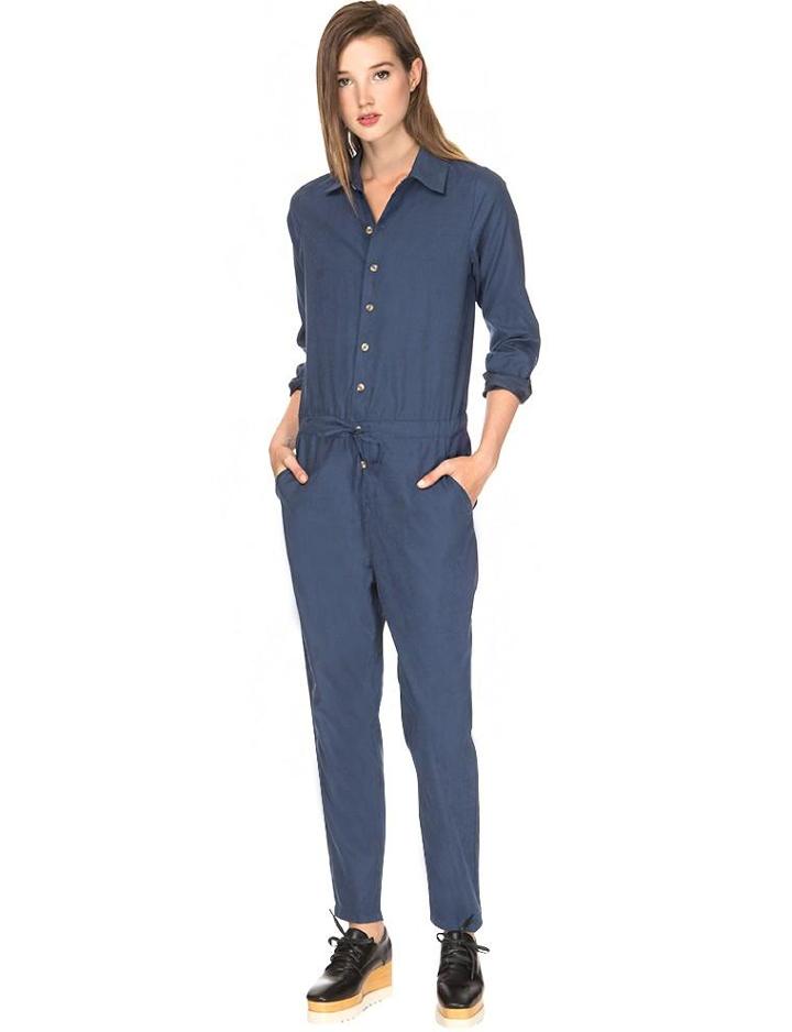 Pixie Market Blue Everyday Utility Jumpsuit