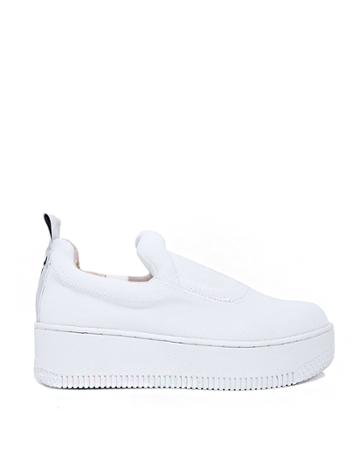 Pixie Market Windsor Smith Speedy White Platform Sneakers